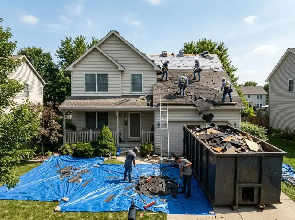 roof-replacement-debris-remova-004 — frequently asked questions, Cheapest Dumpster Rentals in Essex Junction, VT